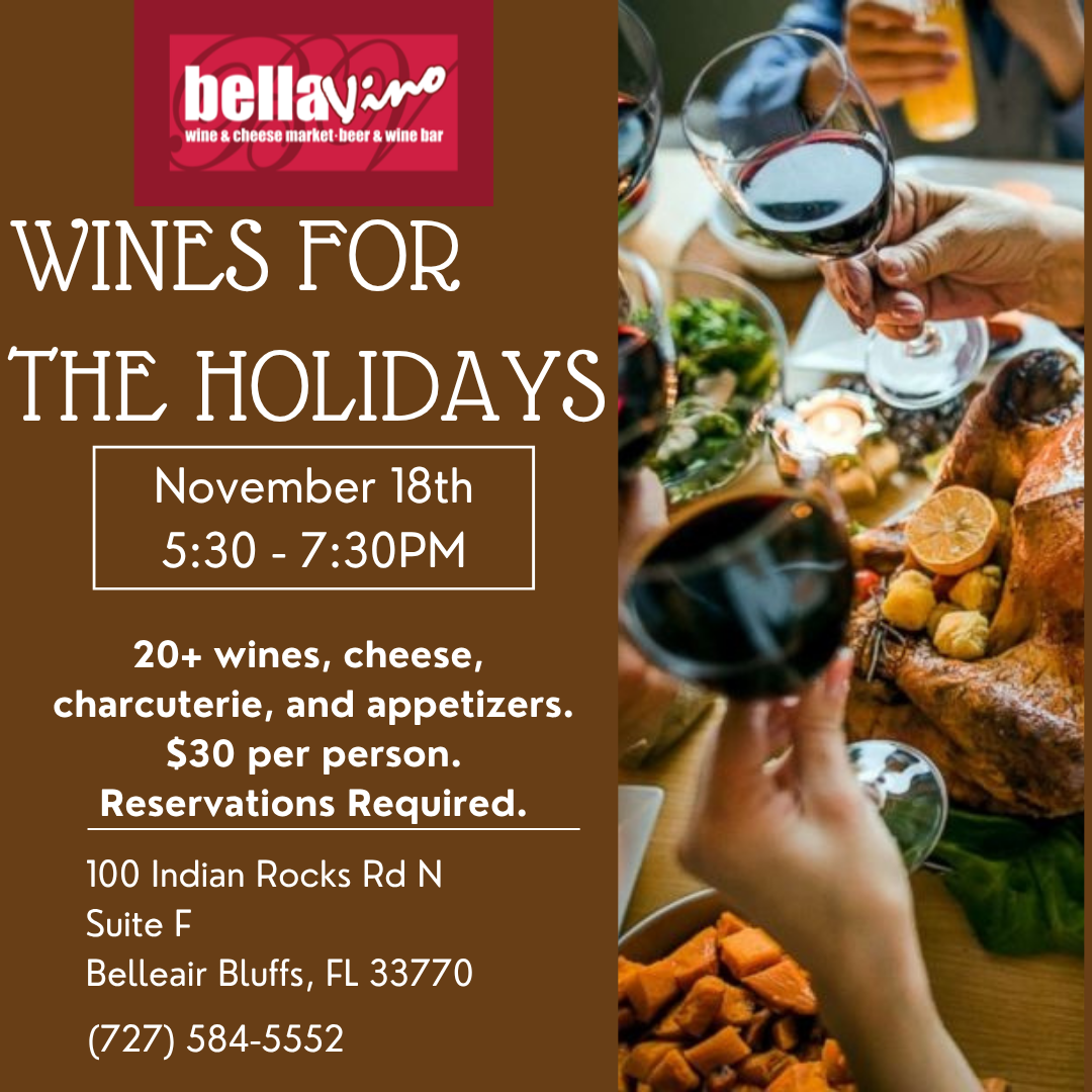 Thanksgiving Wine Tasting Nov 18 2026